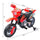 6V Kids Motorcycle Dirt Bike Electric Battery-Powered Ride-On Toy Off-road Street Bike with Training Wheels Red