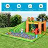 7-in-1 Inflatable Water Slide, Kids Castle Bounce House Includes Slide, trampoline, Pool, Water Gun, Ball-target, Boxing Post, Tunnel with Carry Bag, Repair Patches, 750W Air Blower