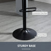 Bar Stools, Bar Stools with Backs, Swivel Seat, Velvet-Touch Fabric, Soft Upholstery for Kitchen, Bar, â€ŽAdjustable Bar Stools, Black