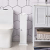 Small Bathroom Storage 26" Modern Country Vertical Bathroom Storage Cupboard Cabinet Narrow Bathroom Cabinet White