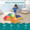 5-Piece Soft Play Equipment, Large Baby Foam Playset for Creativity and Shape Discovery with Easy-to-Clean Surface, Toddler Educational Toy for 1+ Year Old Girls & Boys