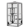 79"H Cat House Kitten Enclosure Mesh Playpen Steel Frame with 3 Platforms, 2 Doors and 4 Sandbags for Stability, Indoor/Outdoor