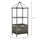 Outdoor Towel Valet Caddy, Covered Poolside Towel Holder Rack, Shelf, Basket, Rolling PE Rattan Wicker Storage on Wheels, Gray