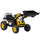 Kids Ride On Excavator, 6V Battery Tractor with Music and Headlights, Yellow