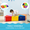 Foam Play Set, 2-Piece Kids Crawl and Climb Activity Soft Play Set, Freely-assembled Indoor Active Play for Babies