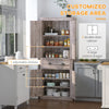 72" Wooden Pantry Cupboards,Traditional Freestanding Kitchen Pantry Cupboard