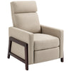 Manual Recliner Chair for Living Room Bedroom, Reclining Sofa Armchair with Footrest, Grey