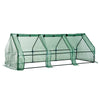 9' L x 3' W x 3' H Mini Greenhouse Portable Hot House with Large Zipper Doors & Water/UV PE Cover for Outdoor and Garden, Green