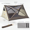 2-3 People Pop Up Tent Automatic Instant Portable Cabana Beach Tent w/ Carry Bag