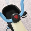 Foldable Kids Ride on Bike Tricycle with a Timeless Classic Color Design & a Front Basket for Storage - Blue