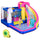 Bounce Castle, Inflatable Trampoline with Water Slide Pool Climb 11.3' x 9.8' x 6.9'