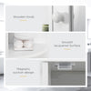 Over-the-Sink Bathroom Storage Organizer Cabinet with Mirrored Door and Multiple Shelves  White