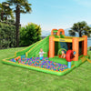 7-in-1 Inflatable Water Slide, Kids Castle Bounce House Includes Slide, trampoline, Pool, Water Gun, Ball-target, Boxing Post, Tunnel with Carry Bag, Repair Patches, 750W Air Blower