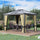 10x12 Polycarbonate Hardtop Gazebo, Gazebo Canopy with Aluminum Frame, Curtains and Netting for Garden, Patio, Backyard, Beige
