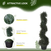 3ft Topiary Artificial Faux Cedar Tree Spiral Fake Plant, Pre-potted & Features High-Quality Detailed Look for Indoor or Outdoor