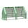 6' x 3' x 3' Portable Mini Greenhouse Outdoor Garden with Large Zipper Doors and Water/UV PE Cover, Green
