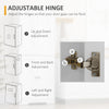 71" Freestanding Kitchen Pantry, Farmhouse 4 Door Storage Cabinet with 4-Tiers and 2 Adjustable Shelves, White