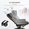 Massage Recliner and Ottoman, PU Leisure Office Chair with 10 Vibration Points, Adjustable Backrest, Side Pocket and Remote Control, Black