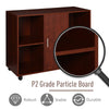 Multipurpose Filing Cabinet Printer Stand with an Interior Cabinet, 2 Shelves, Printers/Scanner Area, Brown