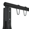 Metal Porch Swing Stand, Heavy Duty Swing Frame, Hanging Chair Stand Only, 660 LBS Weight Capacity, for Backyard, Patio, Lawn, Playground, Black