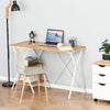 Computer Desk with Shelves, Wood Grain Writing Desk with 2-Tier Storage Shelves Home Office Desk Study Table Work Desk Corner Desk, Natural