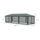10' x 28' Party Tent Canopy, Outdoor Event Shelter Gazebo with 8 Removable Mesh Sidewalls, Zipper Doors, Steel Frame, Green
