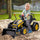 Kids Ride On Excavator, 6V Battery Tractor with Music and Headlights, Yellow