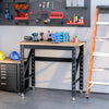 45" Garage Project Activity Center Desk with Adjustable Footapds, Dark Grey