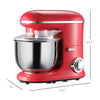 Stand Mixer with 6+1P Speed, 600W Tilt Head Kitchen Electric Mixer with 7.5 Qt Stainless Steel Mixing Bowl,for Baking Bread, Cakes, Cookie, Red