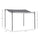 10' x 10' Steel Outdoor Pergola Gazebo Patio Canopy with Durable & Spacious Weather-Resistant Design, Grey