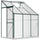 Walk-In Garden Greenhouse Aluminum Polycarbonate with Roof Vent for Plants Herbs Vegetables 6' x 4' x 7' Green