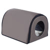 Heated Outdoor Cat Shelter Indoor Heated Cat Houses Elevated Waterproof and Insulated A Safe Pet House Stay Warm and Dry Brown