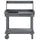 36'' Wooden Potting Bench Work Table with 2 Removable Wheels, Sink, Drawer & Large Storage Spaces, Grey