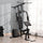 Strength Training Multifunction Machine Fitness Black 58.25"L x 42.5"W x 81.5"H Black Steel