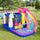 Bounce Castle, Inflatable Trampoline with Water Slide Pool Climb 11.3' x 9.8' x 6.9'