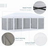 Outdoor 10' x 20' Patio Gazebo Outdoor Pop-Up Canopy with Sidewalls, 6 Mesh Walls for Party, Events, Backyard, Lawn, Cream White