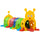 Kids Caterpillar Tunnel Outdoor Indoor Climb-N-Crawl Play Equipment for 3-6 Years Old, 6 Sections, for Daycare, Preschool, Playground