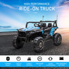Outdoor 2-Seated Childrens Truck w/ Parental Remote Control & Two Motors  Blue