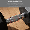 45lbs Rubber Dumbbells Weight Set Dumbbell Hand Weight Barbell for Body Fitness Training for Home Office Gym