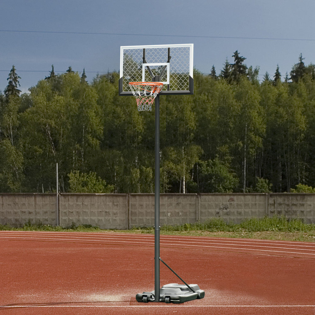 Basketball Hoop Stand Height Adjustable to 5.2 ft-10 ft for Outdoor Use
