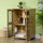 Cat House with Cat Tree Inside, Kitty Cage with Scratching Posts, Condo, Pet Enclosure with Lockable Wheels, Flap Door, Cushion, Oak