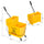 5 Gallon Janitor Mop Bucket with Side Press Wringer