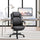 Rolling Chair Executive High Back Ergonomic Swivel Computer Chair, Adjustable Tilt Angle, Thick Padding Diamond Leather