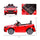 12 V Kids Electric Ride On Car with Parent Remote Control, Two Motors, Music, Lights, and Suspension Wheels for 3-6 Years Old, Red