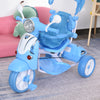 Children Ride-On Moped Tricycle with an Stylish Design & Interactive Music & Lighting Functions - Blue
