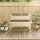 34"x34"x28" Raised Garden Bed 2-Tier Wooden Planter Box for Backyard, Patio to Grow Vegetables, Herbs, and Flowers