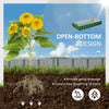 69'' x 36'' Metal Raised Garden Bed, DIY Large Steel Planter Box, No Bottom w/ A Pairs of Glove for Backyard, Patio, Green