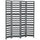 Screen Divider Room Divider Screen with Foldable Design for Indoor Bedroom Office 5' White Grey
