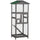 65" Wooden Bird Cages Outdoor Finches Aviary Birdcage with Pull Out Tray 2 Doors, Grey