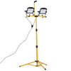 10,000 Lumen Bright White LED Double Headed Powder Coated Tripod Work Light